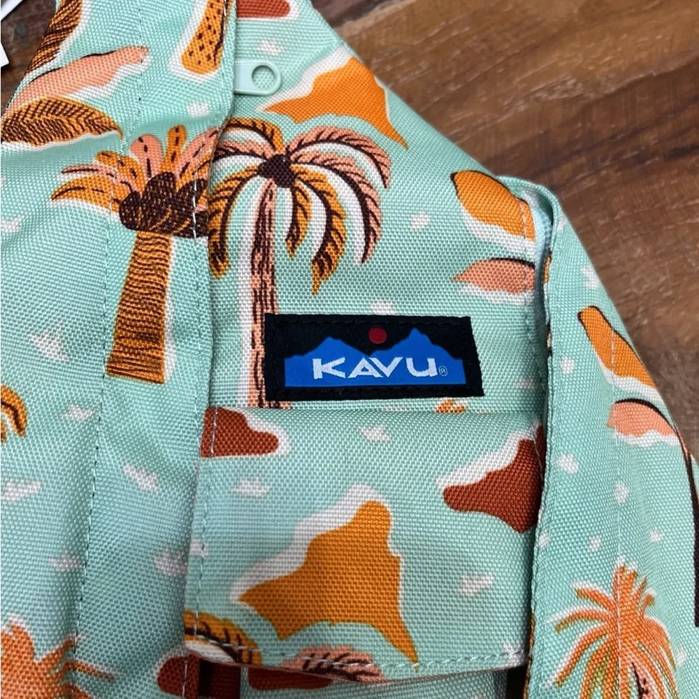 NWT Kavu Rope Sling Bag-Vintage Palm